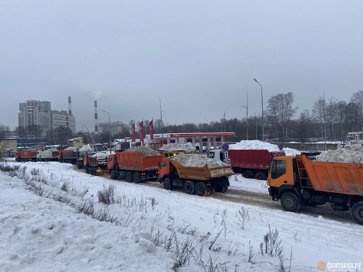 В Петербурге у грузовиков появился пункт-фаворит