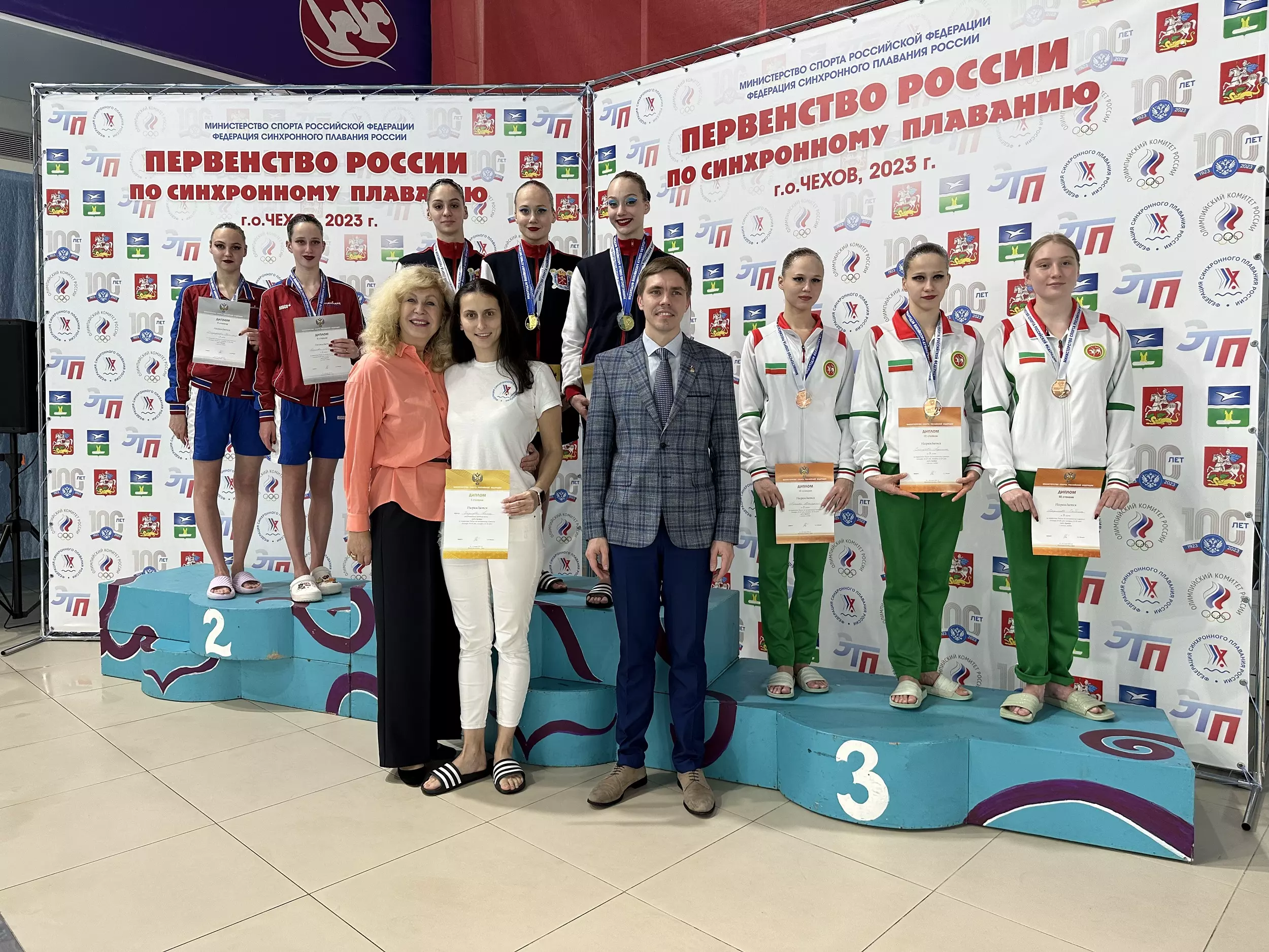 Петербургские спортсмены – в числе лучших на первенстве России по синхронному плаванию