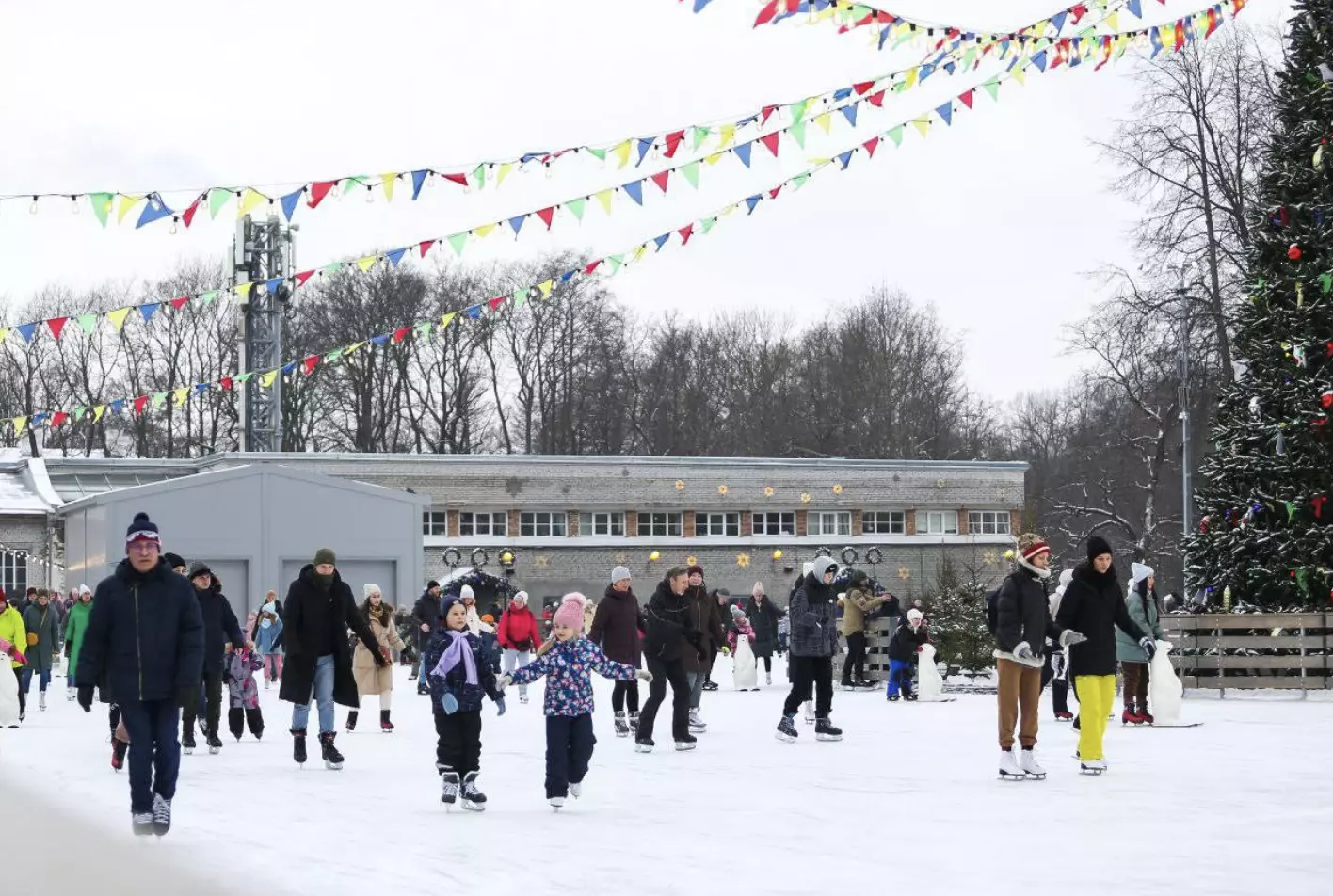 Около 1600 петербуржцев собрались на День зимних видов спорта 