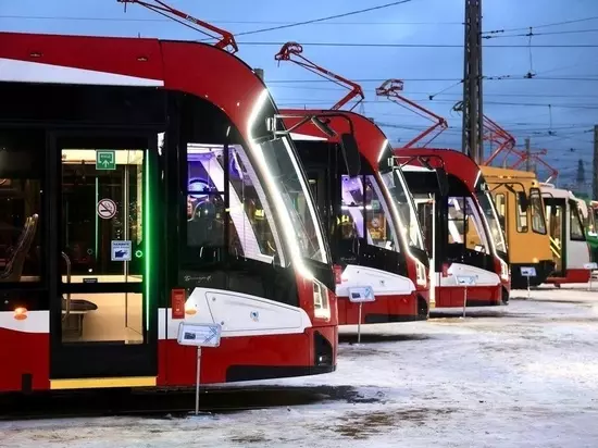 Парк электротранспорта Петербурга пополнят 116 «умных» трамваев