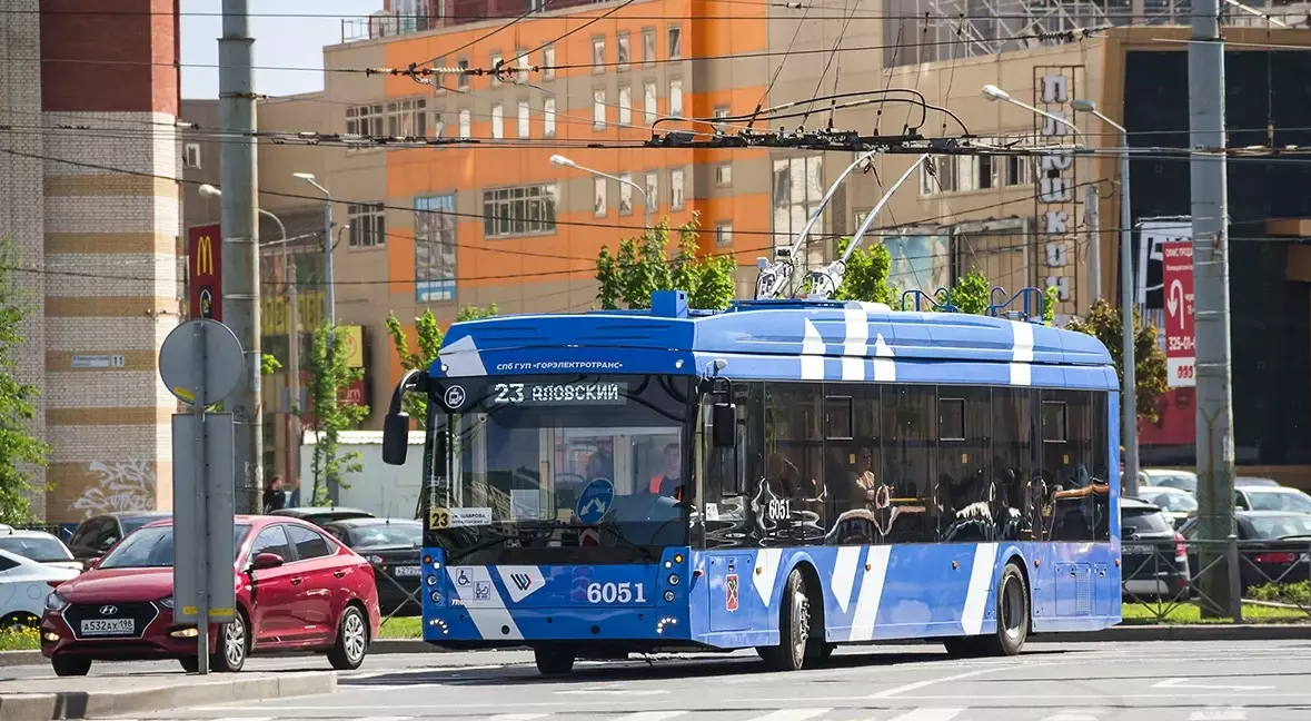 До 17 апреля прекратит свое курсирование троллейбус № 23 по Богатырскому проспекту 