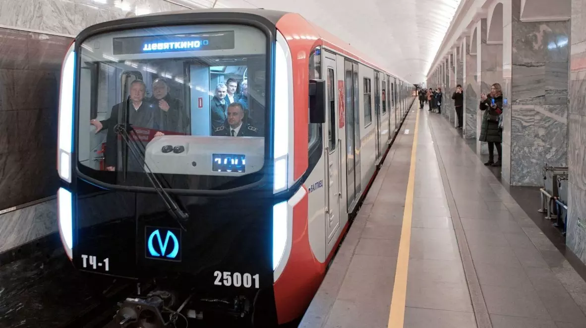 Два новых «Балтийца» выйдут на красную ветку метро Санкт-Петербурга