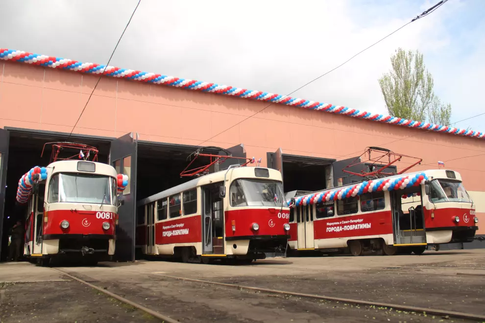 В Мариуполе открыто трамвайное движение