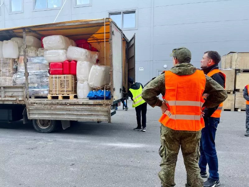 Гуманитарную помощь собрала и отправила на СВО администрация Красногвардейского района