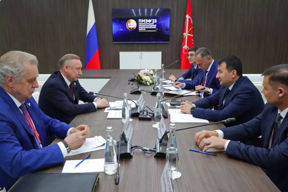 В рамках ПМЭФ между Санкт‑Петербургом и Республикой Узбекистан обсудили сотрудничество