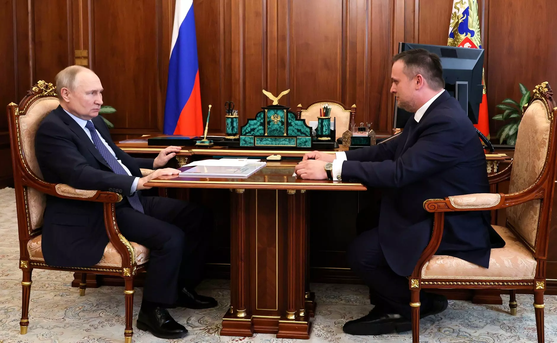 Владимир Путин провел рабочую встречу с главой Новгородской области