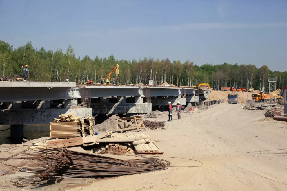 70% строительства закончено на участке Шуваловского проспекта
