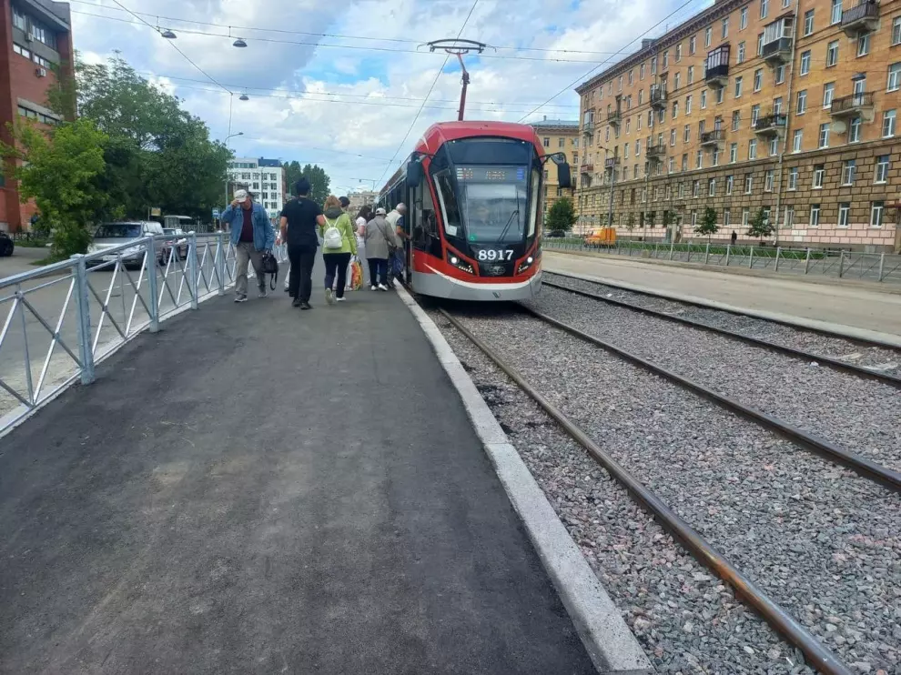 На Корабельной улице возобновлено трамвайное движение