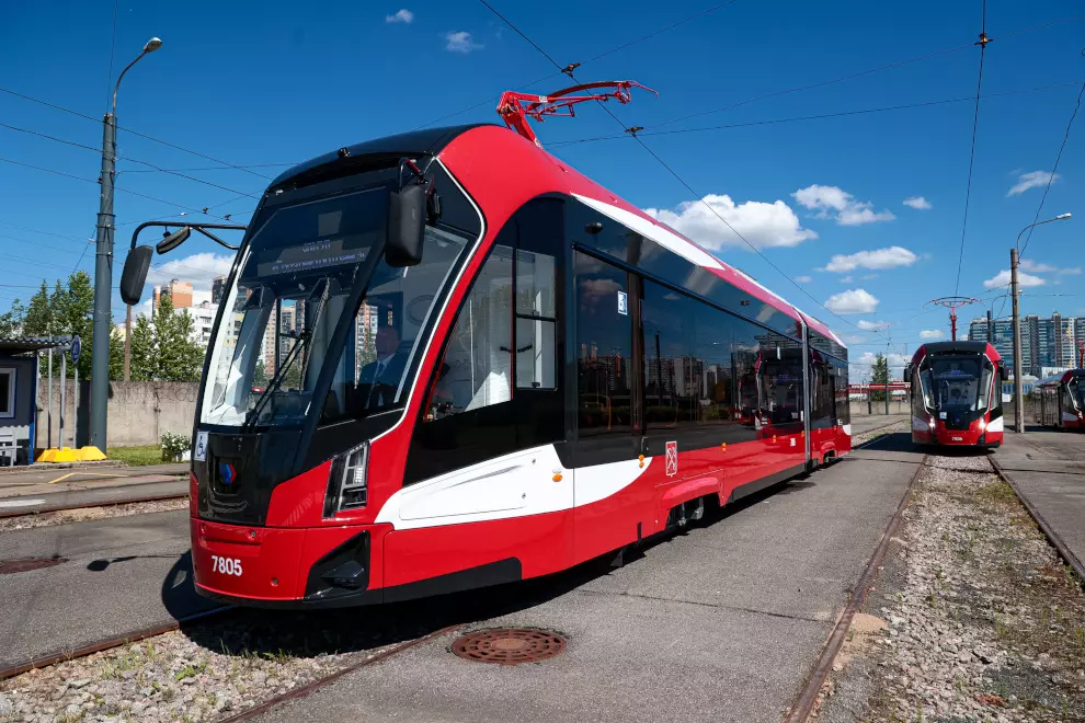 Подведены итоги обновления трамвайных путей за первые 6 месяцев 2023 года в Санкт-Петербурге