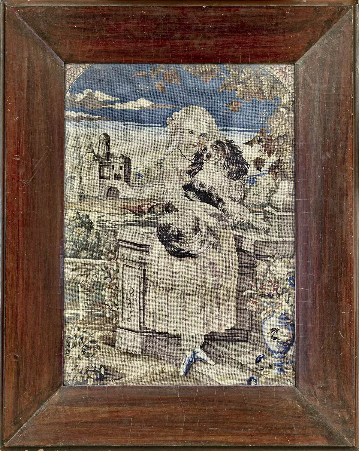 Две вышитые картины XIX века добавились в коллекцию Павловского дворца