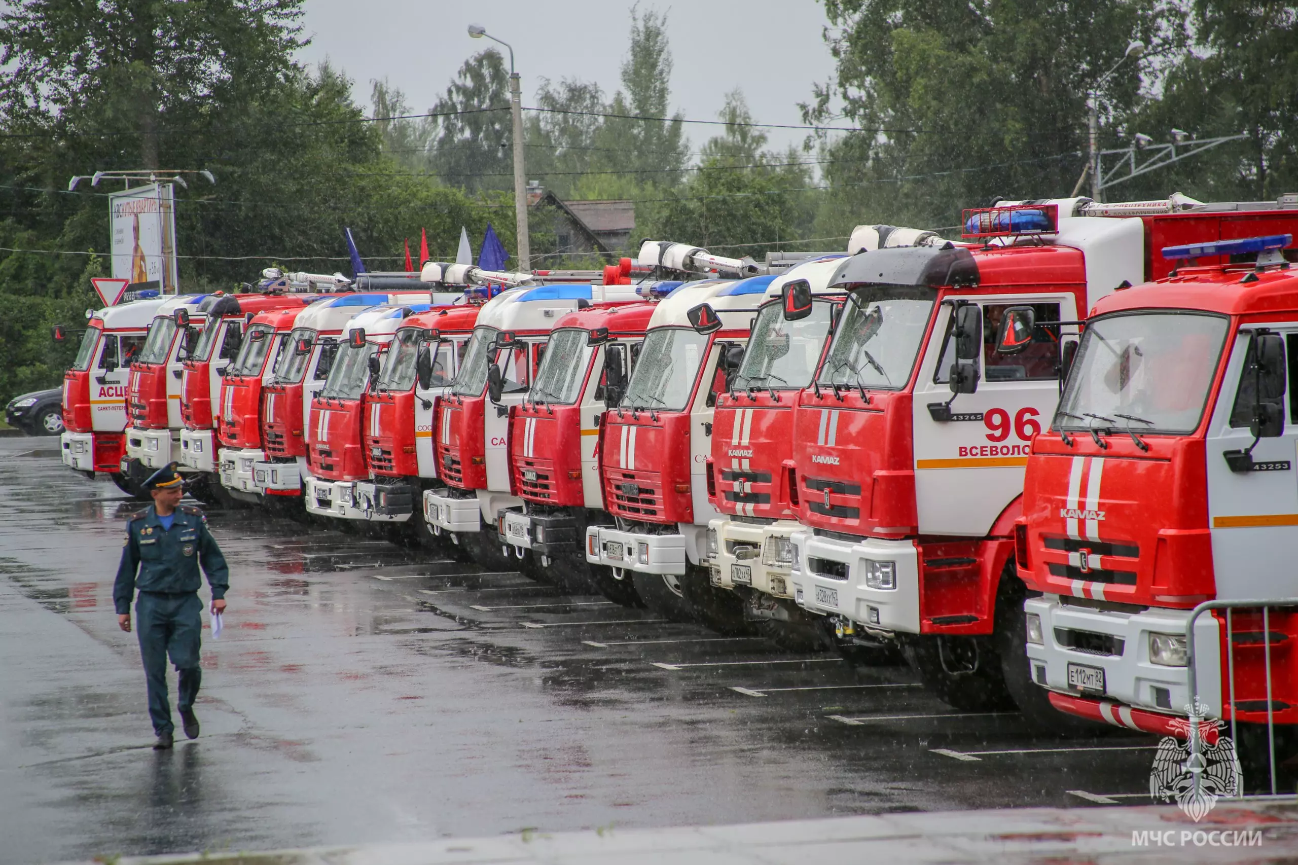 23 августа в Санкт-Петербурге провели отборочный этап соревнований для пожарных