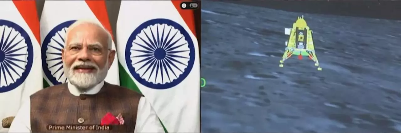 Владимир Путин поздравил Индию с успешной посадкой станции «Чандраян-3» на Луну