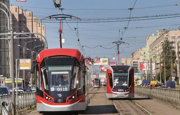Временно изменен маршрут двух трамваев в Санкт-Петербурге