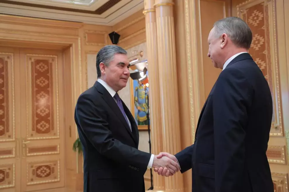 Взаимодействие на высоком и доверительном уровне между Санкт-Петербургом и Туркменистаном 