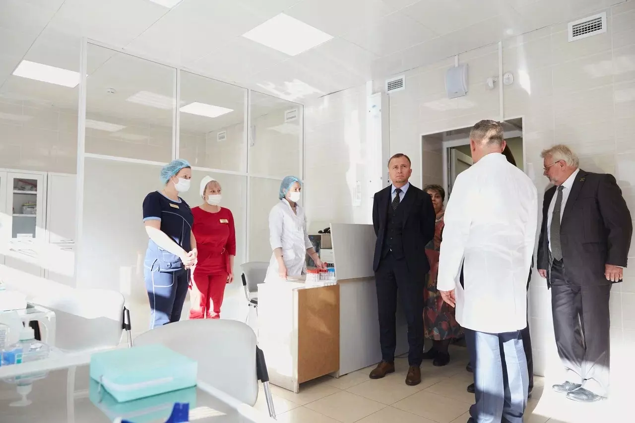 В Красногвардейском районе открыли обновленное отделение поликлиники №17