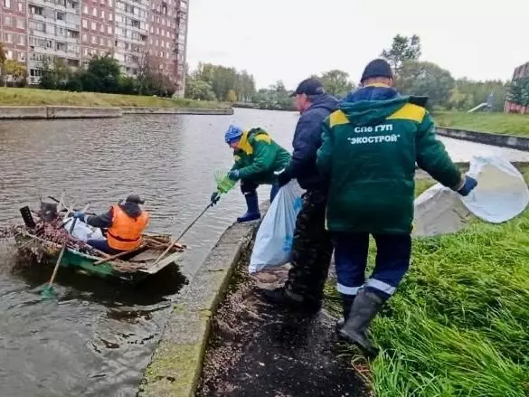 В рамках акции «Вода России» очищены реки Санкт-Петербурга