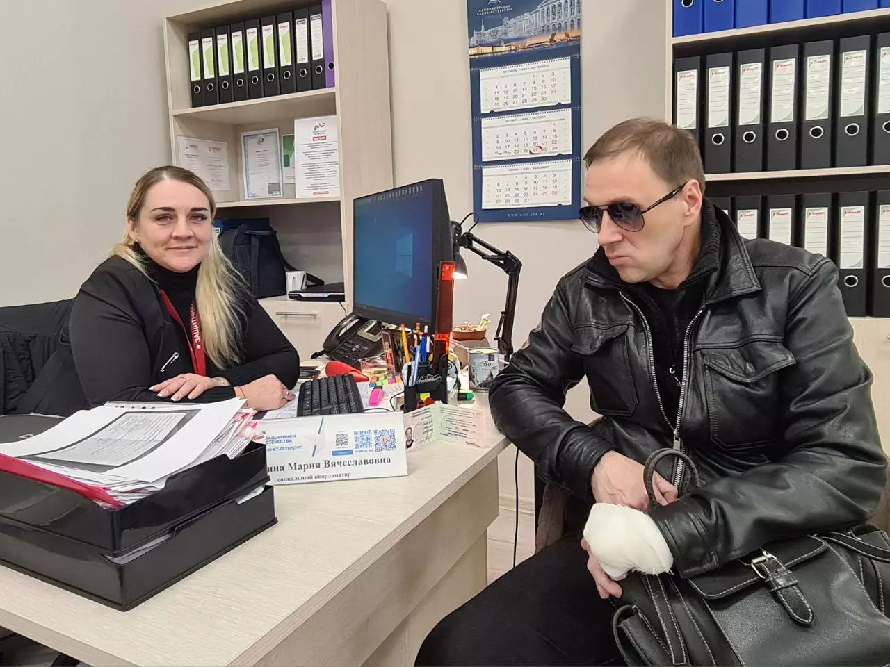 Петербуржцу помогли сотрудники фонда «Защитники Отечества»