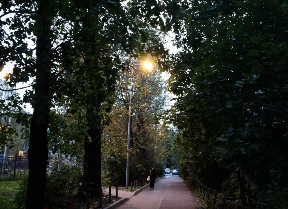 Около 60 светодиодных фонарей установили в Матвеевском саду