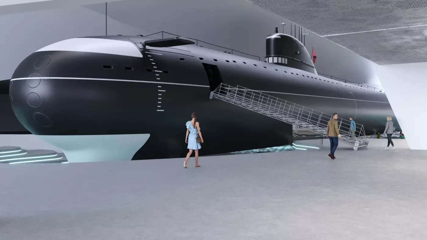На следующей неделе подводная лодка «Ленинский Комсомол» примет первых посетителей 
