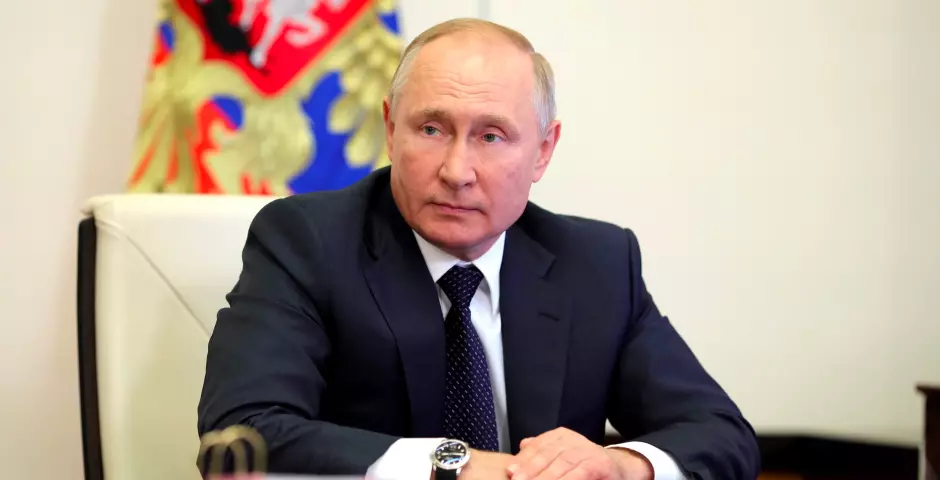 Текущая ключевая ставка ЦБ – временная мера, заявил Владимир Путин