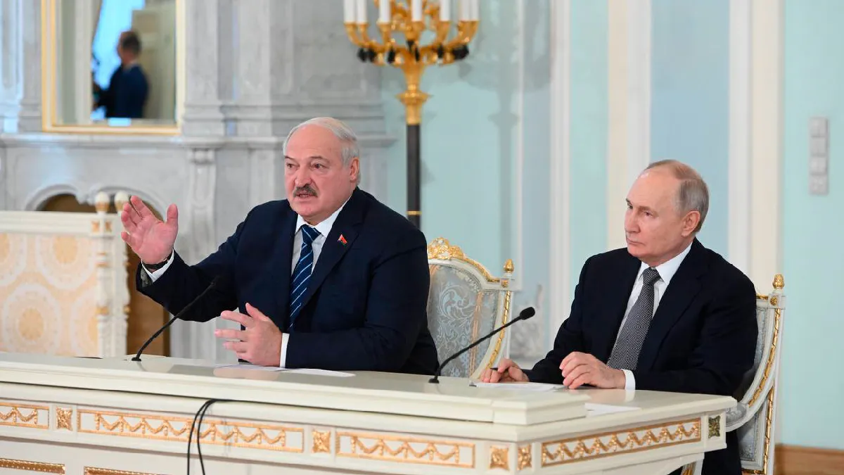 В Петербурге идет встреча Владимира Путина и Александра Лукашенко