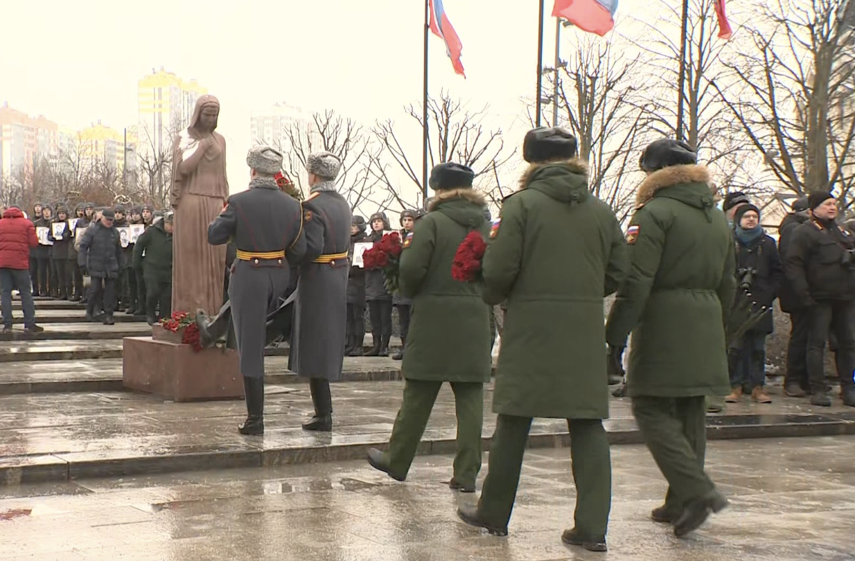 Церемония в день 35-ой годовщины вывода советских войск из А - 15 февраля  2024 - Петербург Онлайн