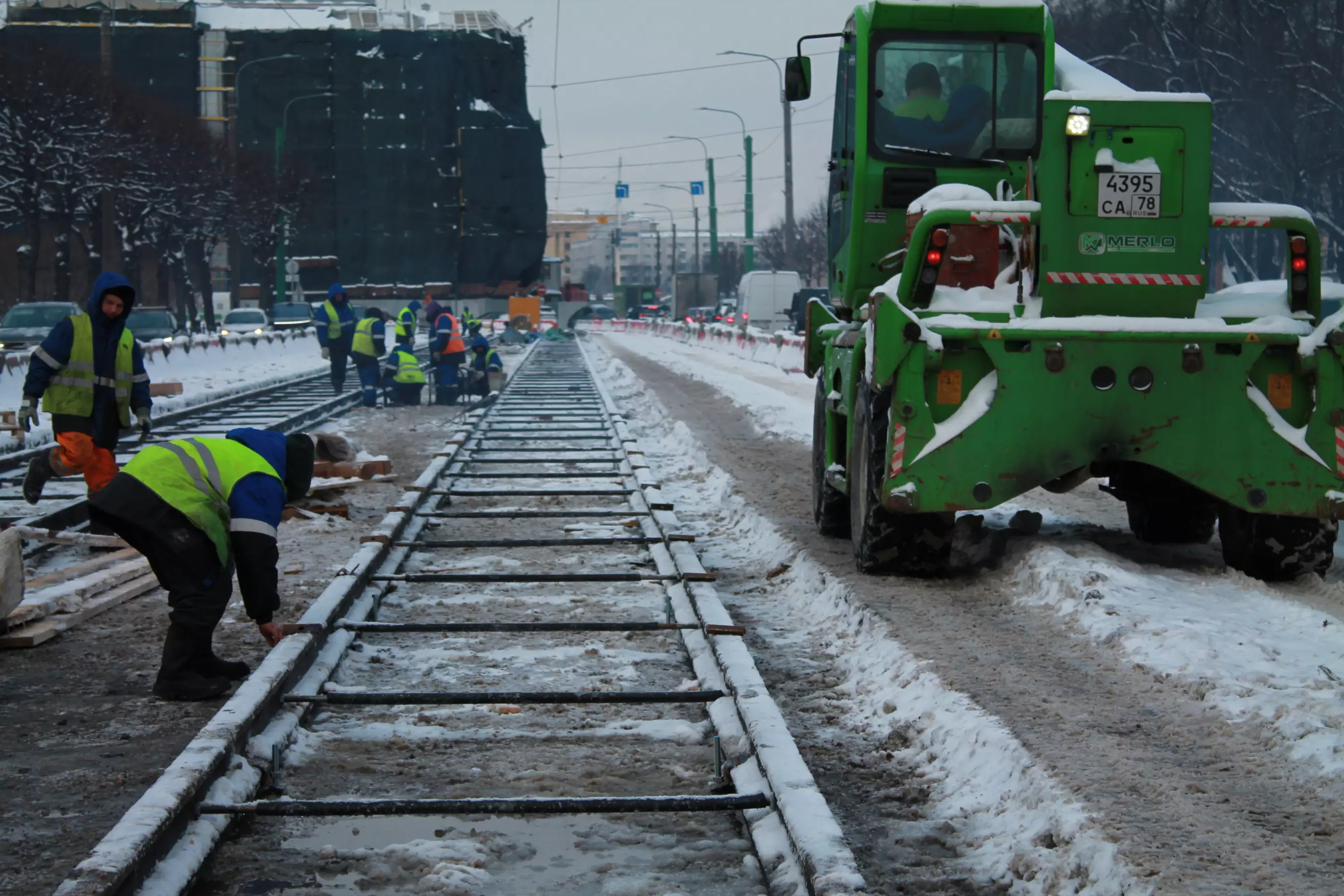 В этом году в Петербурге отремонтируют 22 километра трамвайных путей