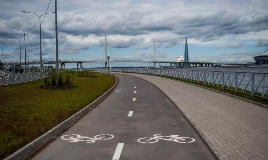 В Красногвардейском и Приморском районах появятся велодорожки