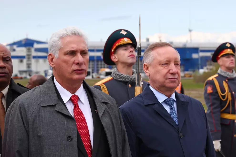 Александр Беглов встретил Президента Республики Куба
