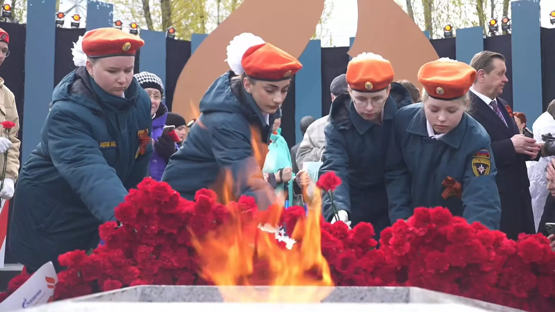 Мемориальный комплекс «Журавли» стал центральной площадкой Всероссийской акции «Храним огонь Победы»