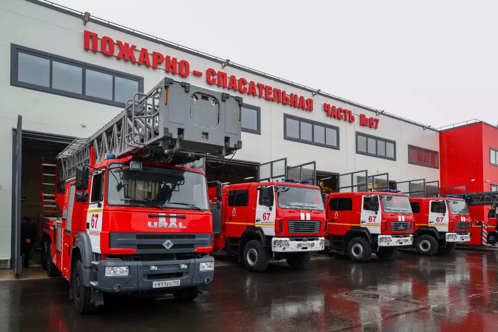 Новая пожарно-спасательная часть №67 открылась на севере Выборгского района