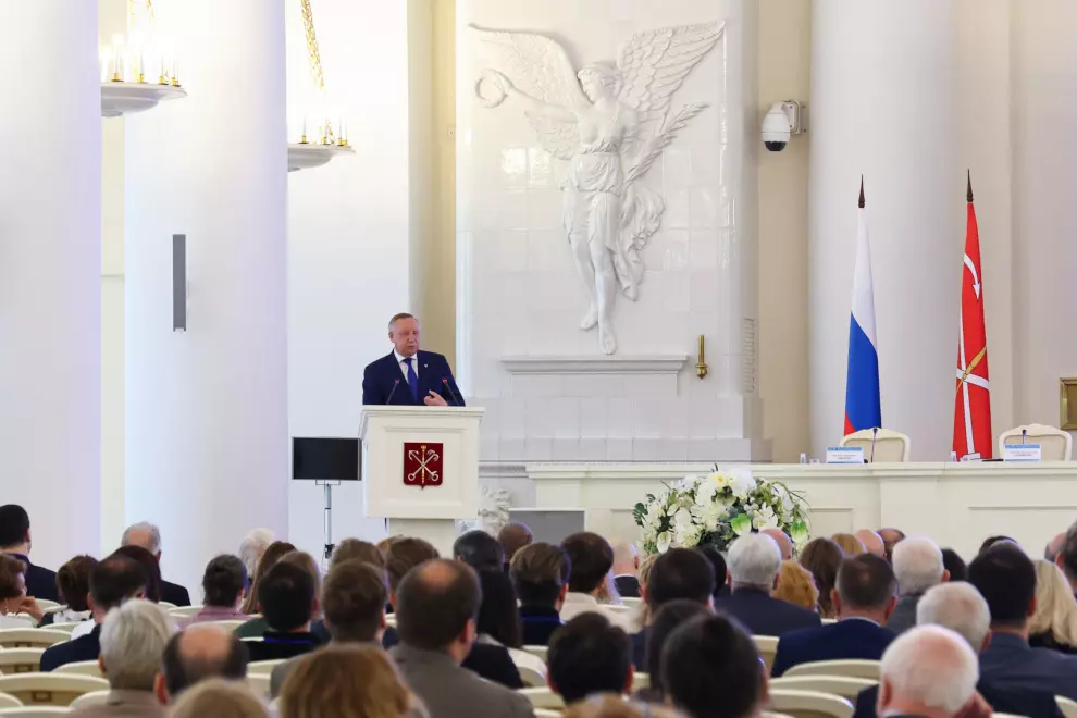 Александр Беглов приветствовал участников социологического форума «Время перемен в России и мире»