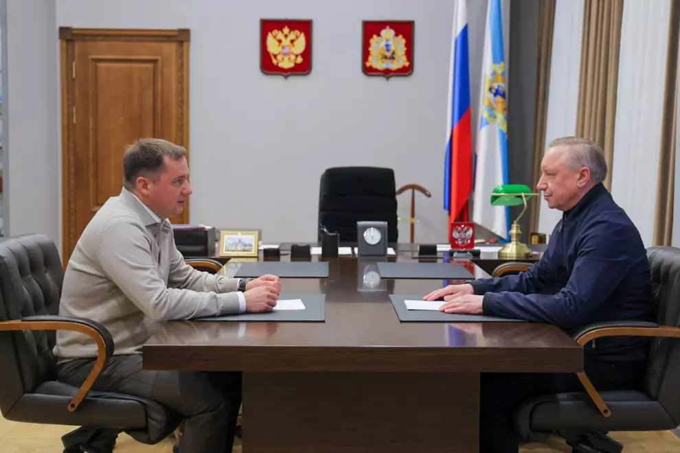 Александр Беглов и губернатор Архангельской области провели рабочую встречу
