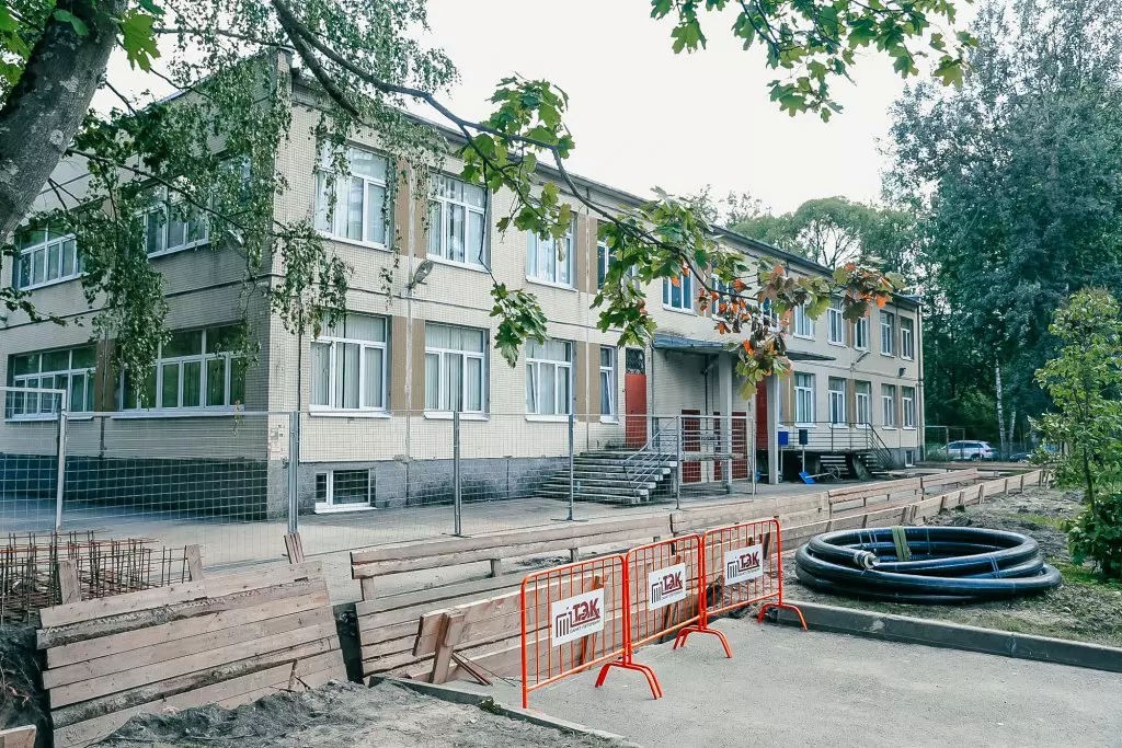 К началу учебного года теплоэнергетики провели реконструкцию на территории школ и сада