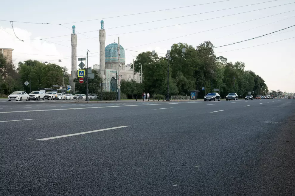 Закончен ремонт главной магистрали Петроградского района