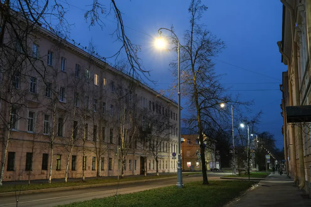 В Кронштадтском районе завершена модернизация системы освещения