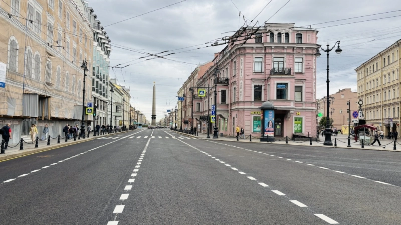 В городе прямо сейчас идёт большой ремонт главной улицы