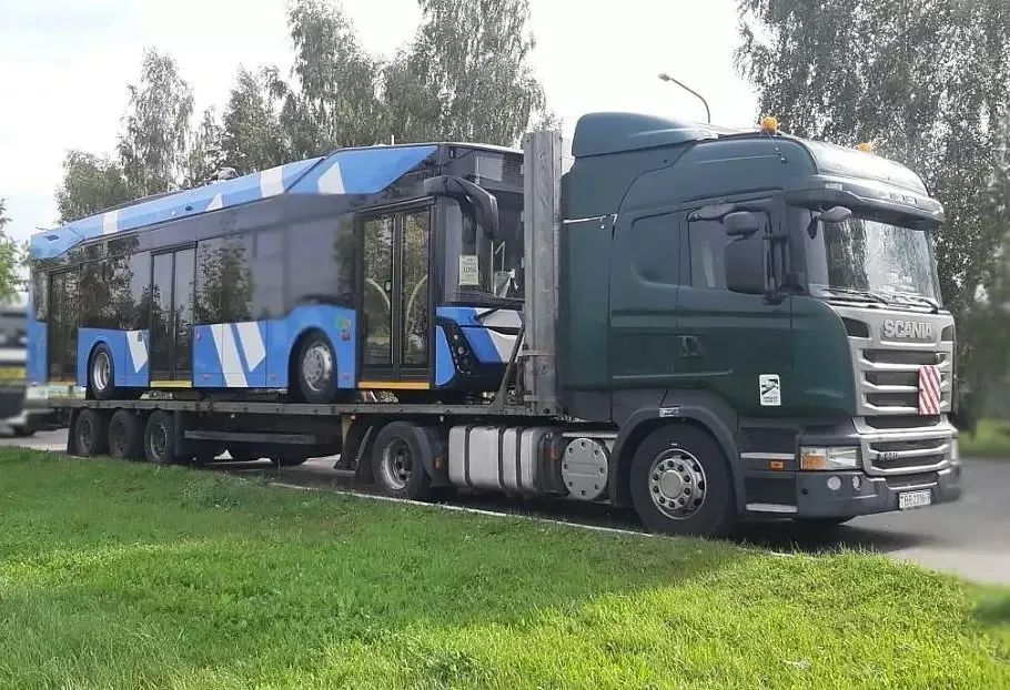 В город прибыли первые троллейбусы новой модели 